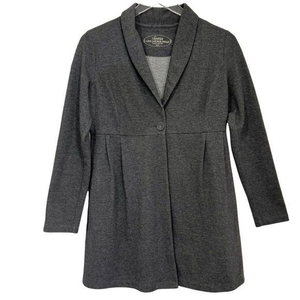 Soma Live Lounge Wear Luxuriously Soft Jacket Cardigan Sz‎ S One Button Pockets